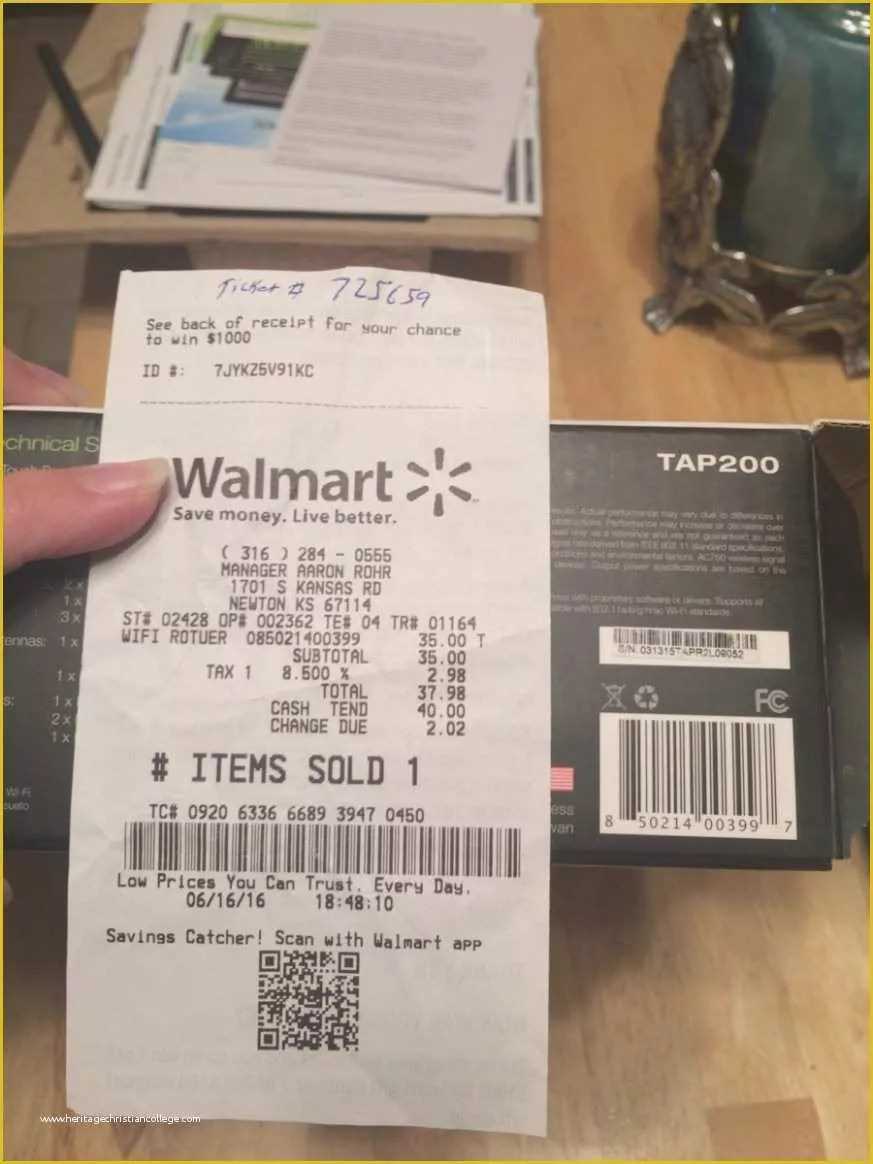 walmart receipt template generator