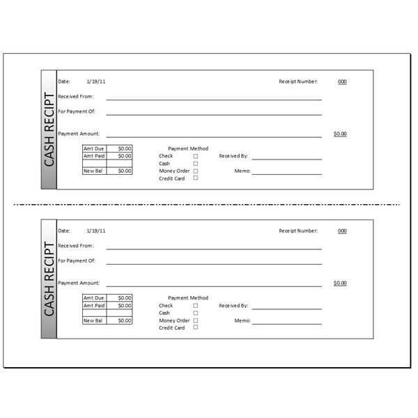 thermal printer receipt template excel